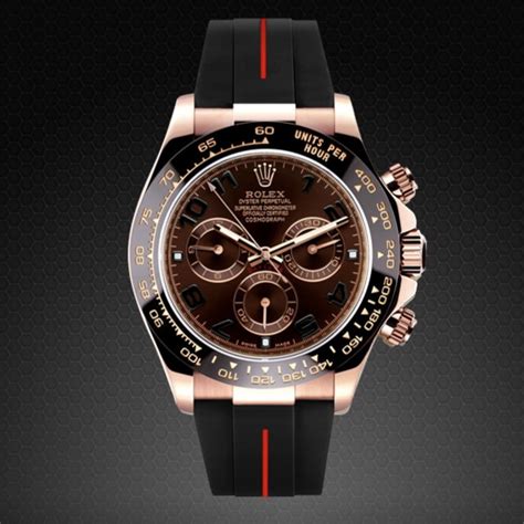 rolex or rose bracelet caoutchouc|best bracelet for rolex daytona.